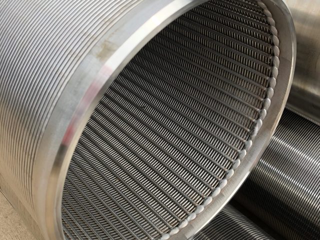 What are the different types of wedge wire screens?