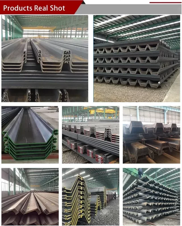 Z-Shaped Steel Sheet Piles for Construction